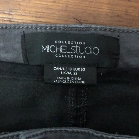 MICHEL Studio Grey Pants Size 18 - Picture 4 of 5